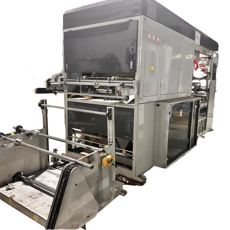 Second hand plastic box plastic tray fully automatic one-piece forming ...