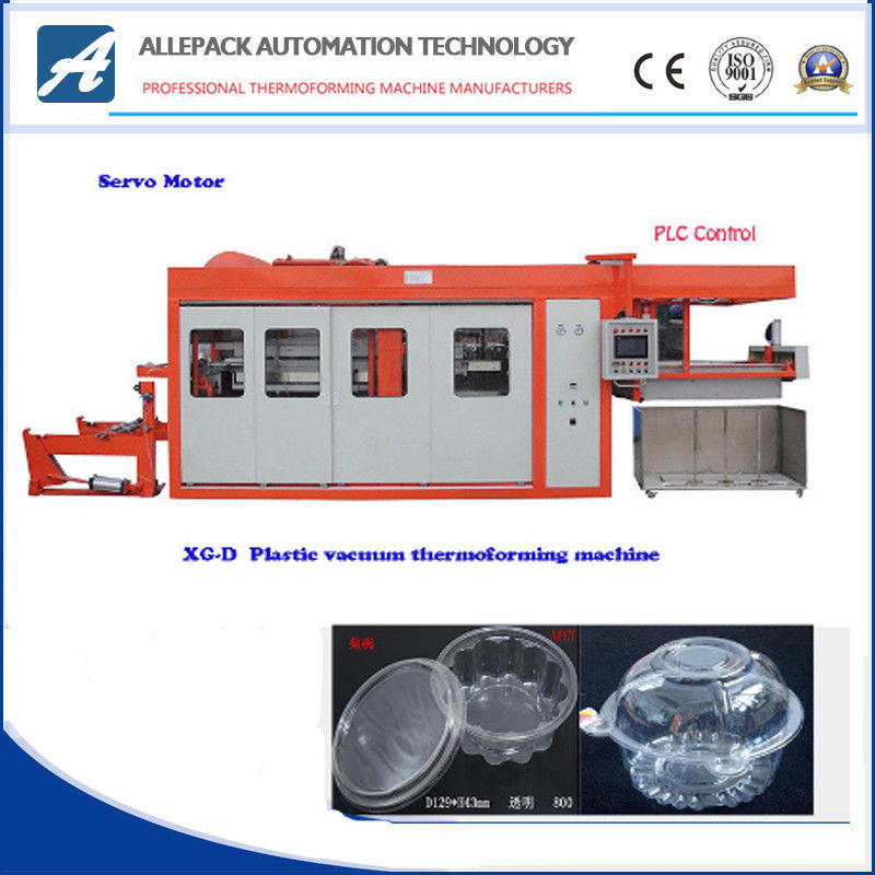 Plastic Box Container Thermoforming Machine Energy Saving Servo Motor ...
