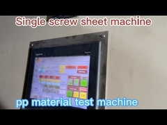 Electric Heated Water Cooled Continuous Plastic Extruder Machine