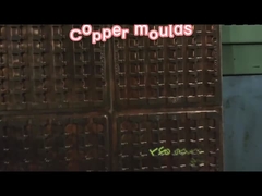 Custom vacuum forming machine moulds for plastic chocolate boxes and sugar paste boxes copper moulds