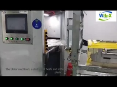 Vacuum forming machine with easy operation, high production efficiency and precise product forming
