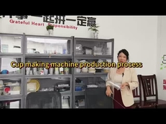 Cup making machine production process