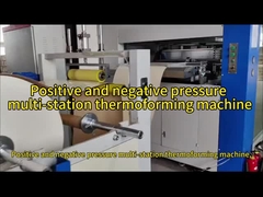 Positive and negative pressure multi-station thermoforming machine