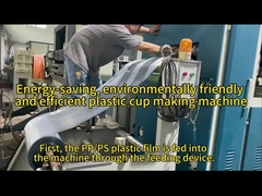 Energy-saving, environmentally friendly and efficient plastic cup making machine