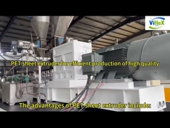 PET sheet extruder for efficient production of high quality