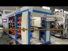 Three-station positive and negative pressure integrated machine