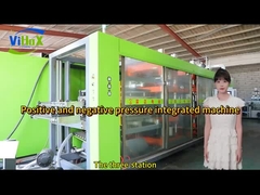 Three-station positive and negative pressure integrated machine