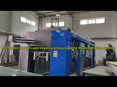 One-button start of super negative pressure plastic thermoforming machine