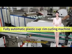 Fully automatic plastic cup cim curling machine 