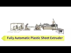 Fully automatic plastic sheet extruder