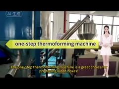 One-step thermoforming machine