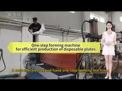 Fully automatic disposable plate making machine