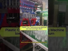 Fully automatic plastic cup making machine