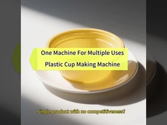 Plastic Flower Pot Making Machine jelly cup thermoforming machine plastic bowl making machine 