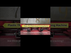 Fully automatic plastic thick plate vacuum forming machine