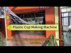 Fully automatic plastic cup thermoforming machines