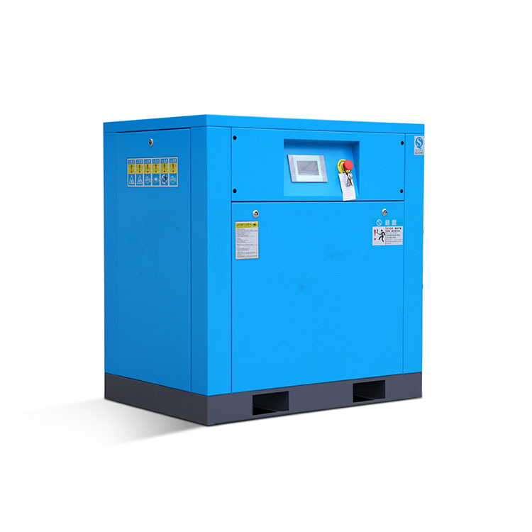 Belt Rotary Variable Speed Screw Compressor 80℃ Outlet Temperature Air