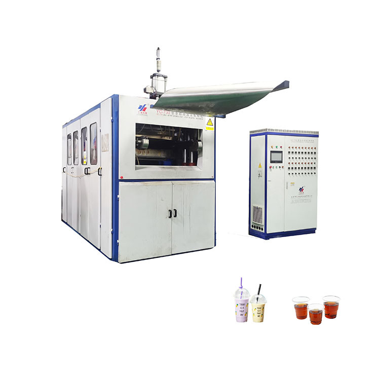 Is Glass Forming Machine Used plastic cup thermoforming machine disposable plastic cup making ...