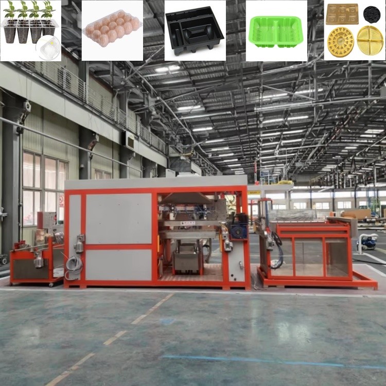 Fully automatic plastic vacuum forming machines plastic egg tray machine