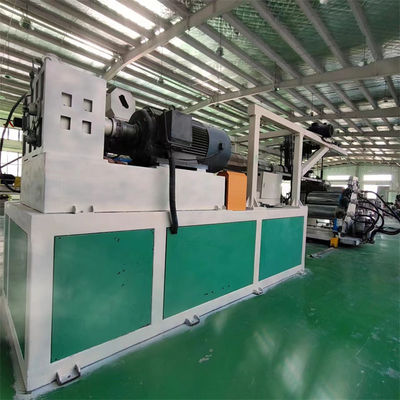 Used PLC Electric Single Screw Plastic Extrusion Machine Industrial Plastic Board Extrusion Line