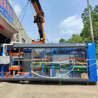 Used Automatic Three Station Vacuum Forming Machine For Pet Food Containers