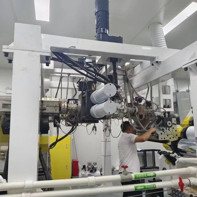 Used High Speed PET Plastic Extruder With Variable Speed Drive