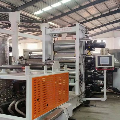 High Capacity Plastic Extrusion Machine with PLC Control and Water Cooling System