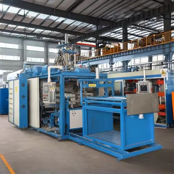 PLC Control 380V Thermoforming Machine for 710mm Width 4000kg Capacity