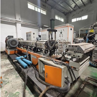 Used Single-Screw Plastic Extruder Machine for PP PET PS Granules with Core Components Screw PLC
