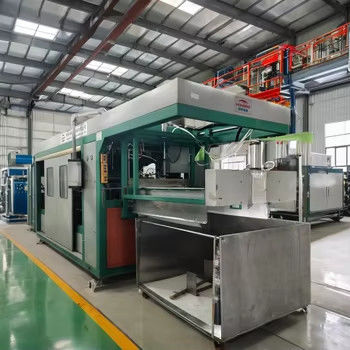 380V Automatic Plastic Vacuum Forming Machine for Cake Tray Max 710mm Width