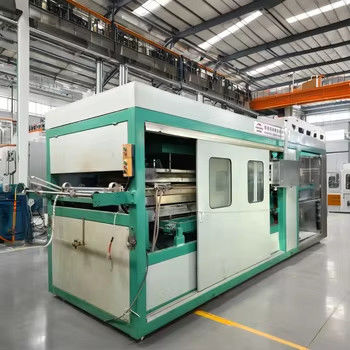 Full-Automatic Plastic Thermoforming Machine for 1220*710mm Forming Area and 180mm Max Forming Depth