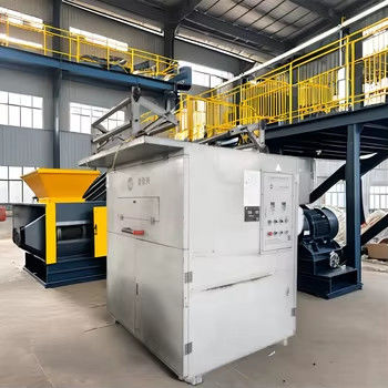 Button Control System Stainless Steel Plastic Crusher Machine for Shredding and Recycling