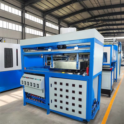 15KW Sheet Plastic Vacuum Forming Machine with 560*610mm Max Forming Capacity