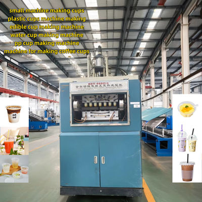 Plastic thermoforming machine motor power is 7.5kw disposable cup making machine