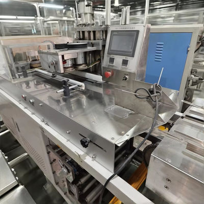 500kg PLC Controlled Disposable Tea Cup Heat Sealer Plastic Cup Paper Cup Packaging Machine