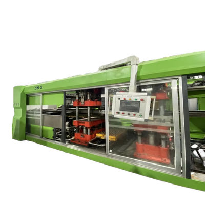 Second-hand fully automatic positive and negative pressure forming, cutting and stacking plastic thermoforming machine