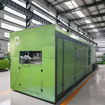 Second-hand three-station fully automatic food plastic box making machine Plastic thermoforming machine