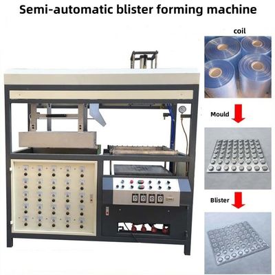 New Semi-automatic Blister Vacuum Forming Machine Mini Plastic Thermoforming Machine