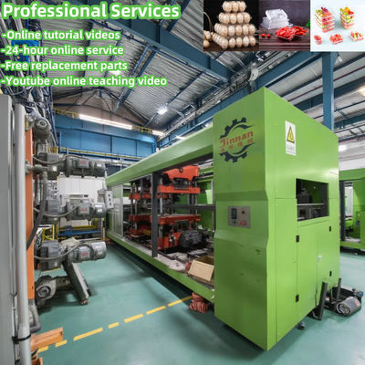Full Automatic Egg Plastic Tray Making Machine Plastic Fruit Boxes Plastic Thermoforming Machine