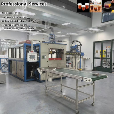 Fully automatic plastic vacuum molding machine