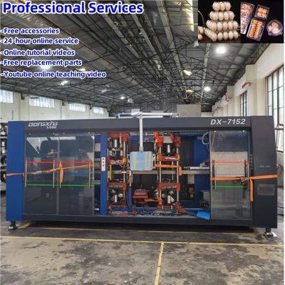Used Industrial Plastic Egg Tray Making Machine High Degree Automation Plastic Thermoforming Machine
