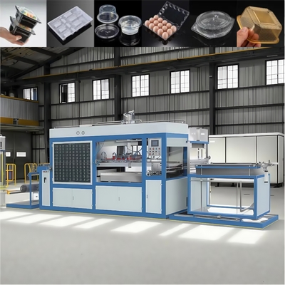 Fully Automatic Plastic Disposable Plates Machine Plastic Lunch Box Making Machinery
