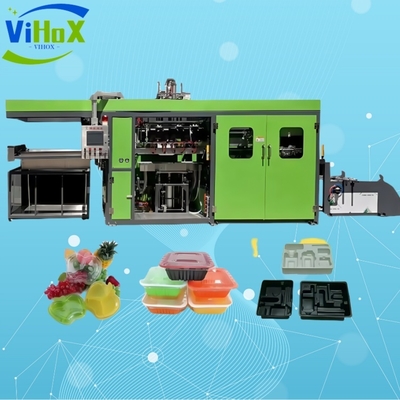 Fully Automatic Plastic Cake Box Making Machine Plastic Lunch Box Making Machinery
