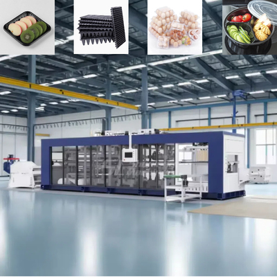 Automatic Plastic Vacuum Forming Machine with 750*600mm Max Forming Area and 6 Months Warranty for Disposable Food Containers